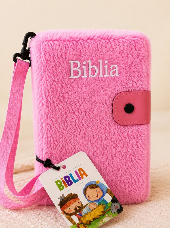 A Biblia Da Crianca - Pelucia Rosa