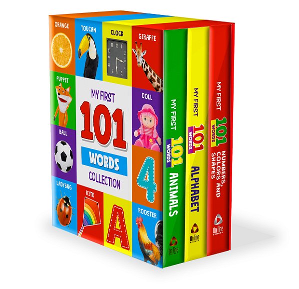 My First 101 Words Collection - Box com 3 Livrinhos