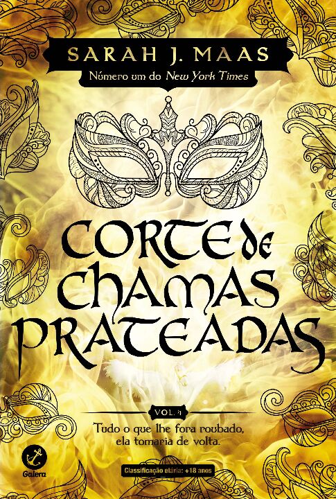 Livro Corte de chamas prateadas (Vol. 4 Corte de espinhos...