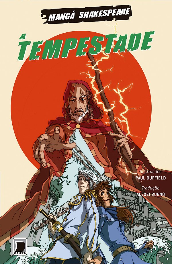 Livro A Tempestade (Mangá Shakespeare)