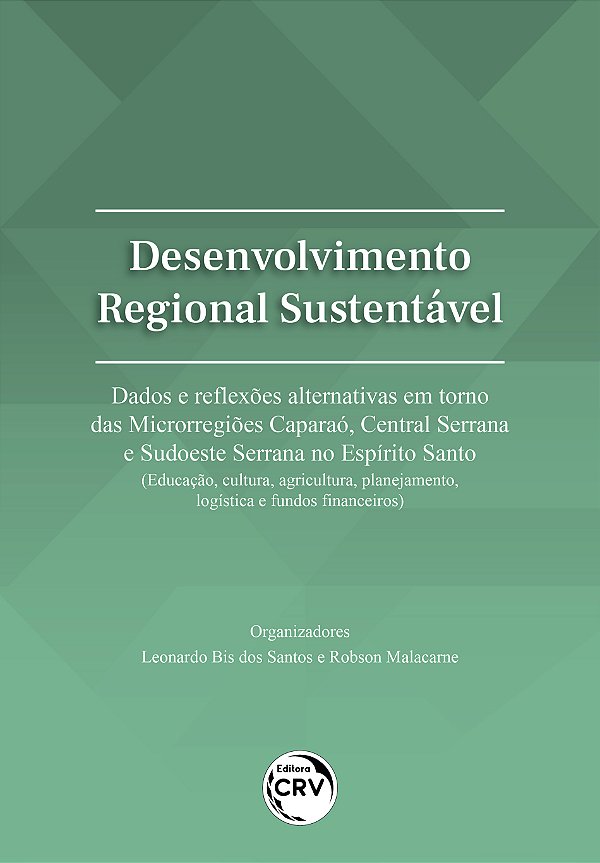 Livro Desenvolvimento regional sustentável: dados e reflexões a...