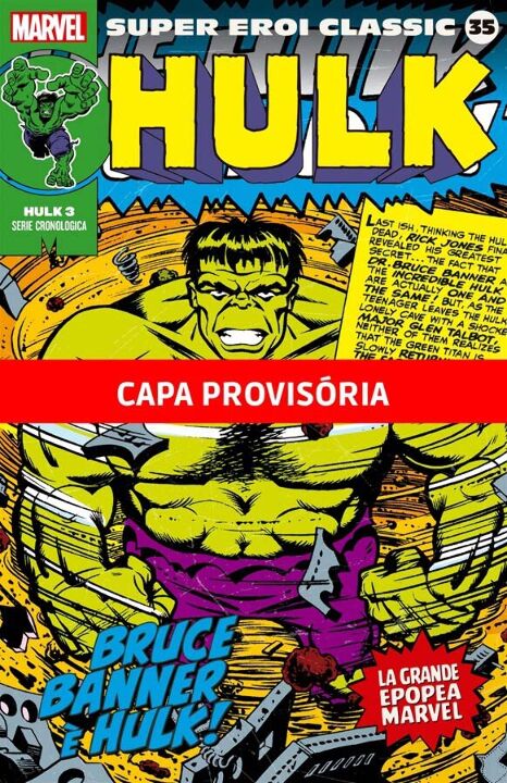 Livro Coleção Clássica Marvel Vol.34 - Hulk Vol.03