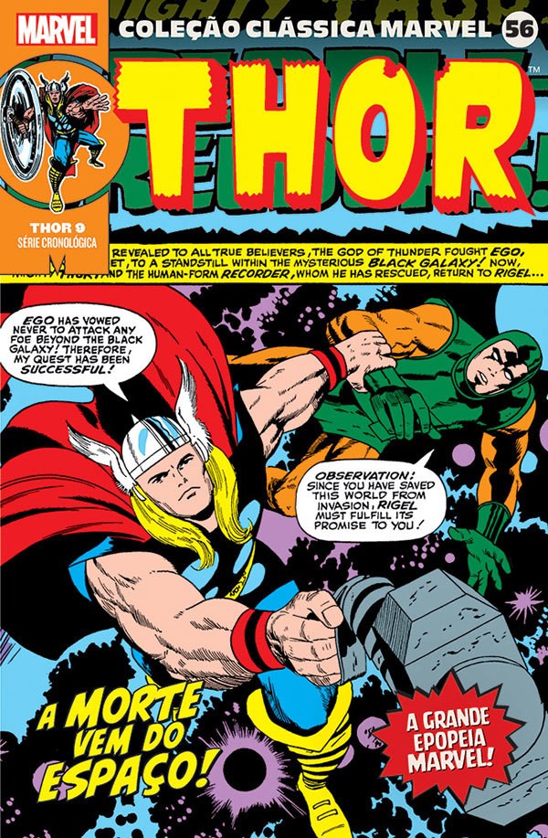 Livro Coleção Clássica Marvel - Vol. 56 - Thor - Vol. 09