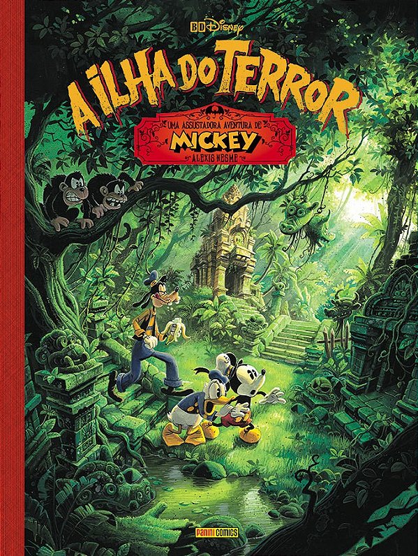 Livro Bd Disney - A Ilha Do Terror