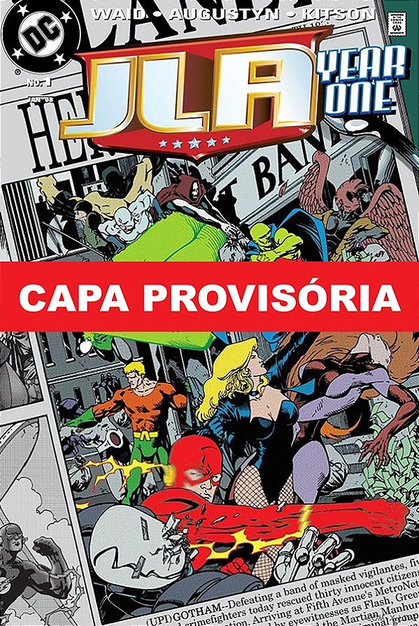 Livro Liga da Justiça da América: Ano Um