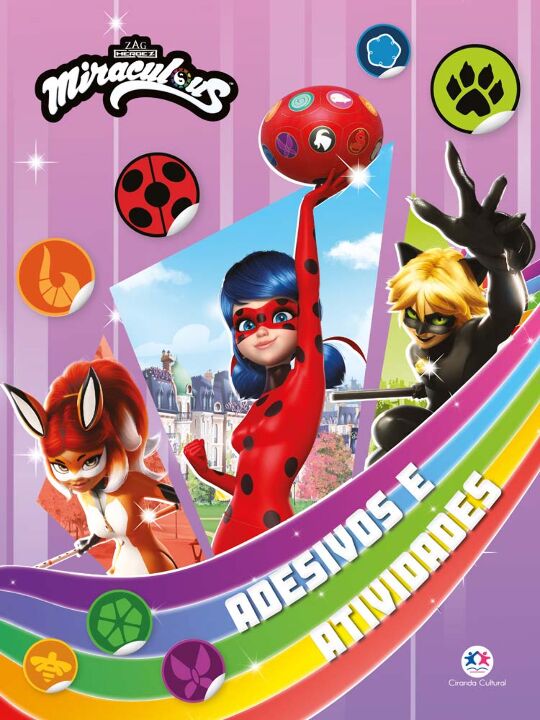 Livro Ladybug - Adesivos e atividades