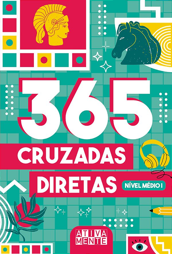 Livro 365 cruzadas diretas - nível médio I