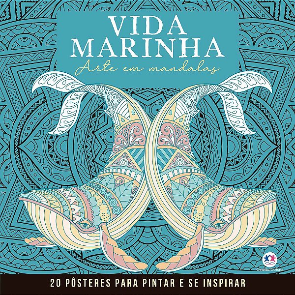 Livro Vida Marinha - Mandalas para Pintar e se Inspirar