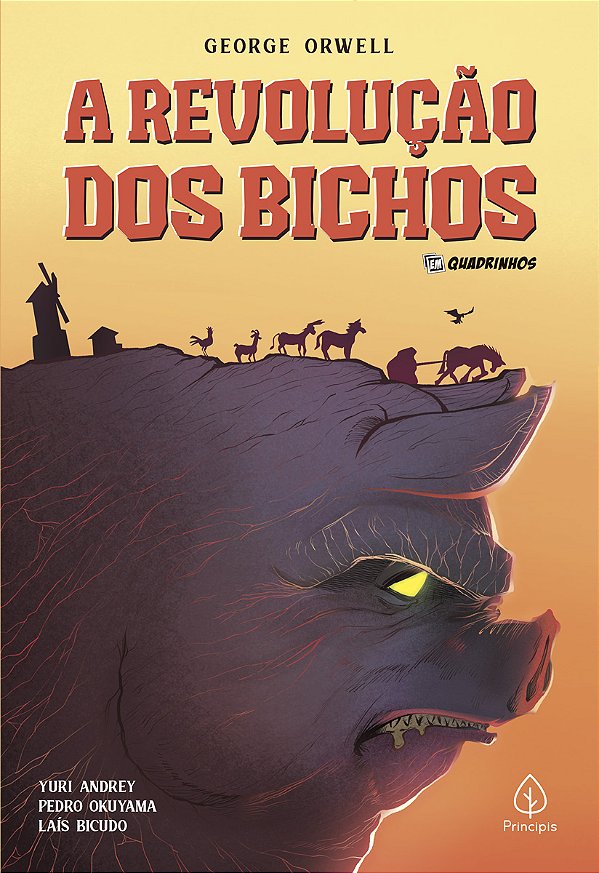 Livro A revolução dos bichos - HQ