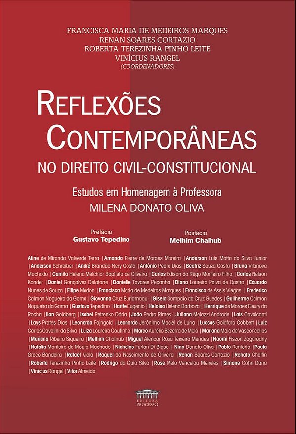 Livro Reflexões Contemporâneas no Direito Civil-Constitucional