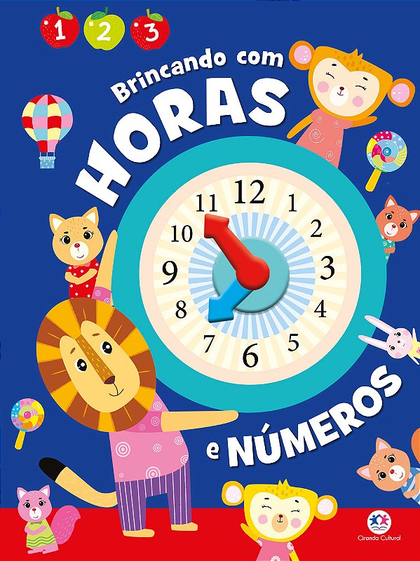 Livro Brincando com horas e números