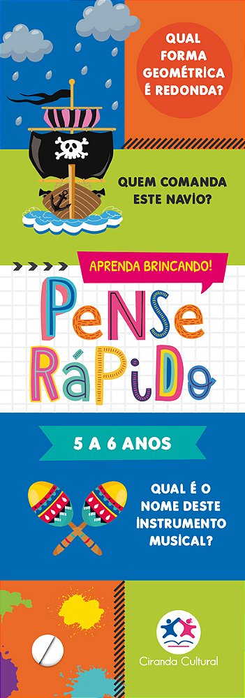 Livro Pense rápido - 5 a 6 anos