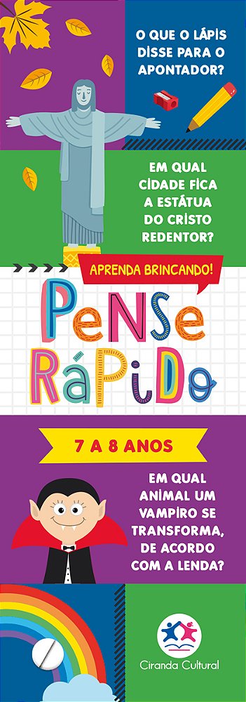 Livro Pense rápido - 7 a 8 anos
