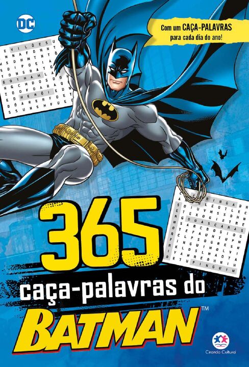 Livro 365 caça-palavras do Batman