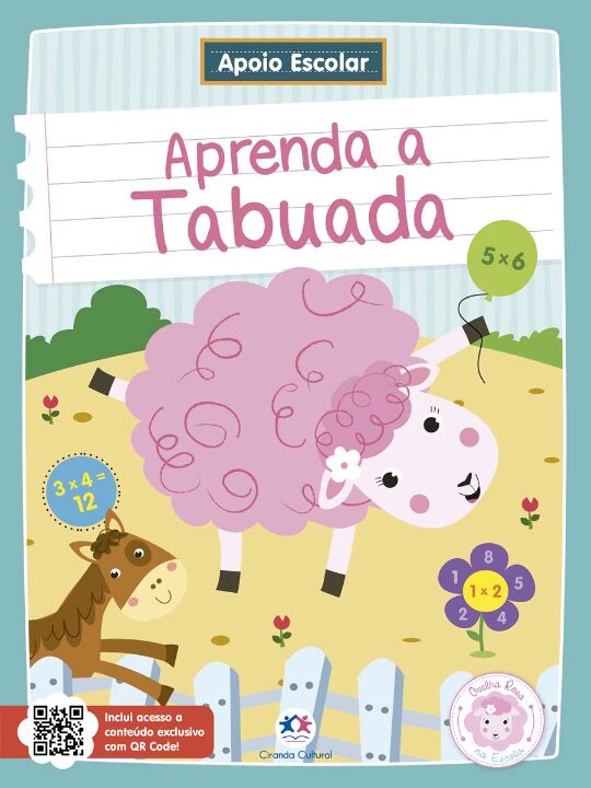 Livro Apoio Escolar - Aprenda a Tabuada: Ovelha Rosa na E...