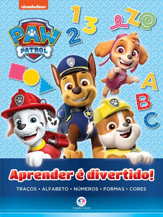 Livro Patrulha Canina - Aprender é divertido: Traços, Alf...