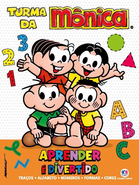 Livro Turma da Mônica - Aprender é divertido: Traços, Alf...