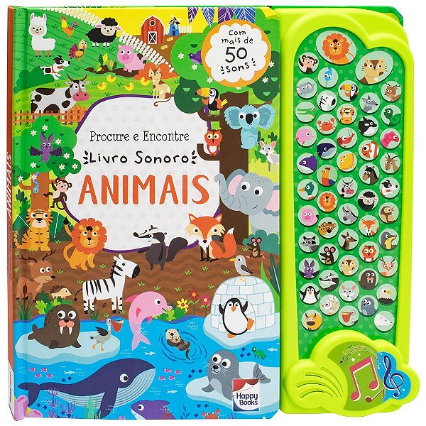 Livro Procure E Encontre - Livro Sonoro: Animais