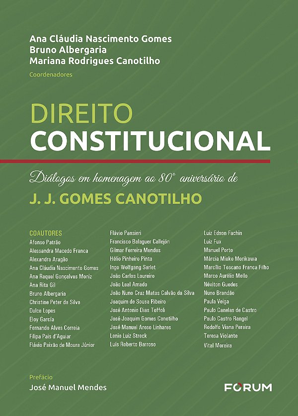 Livro Direito Constitucional: Diálogos em Homenagem ao 80...
