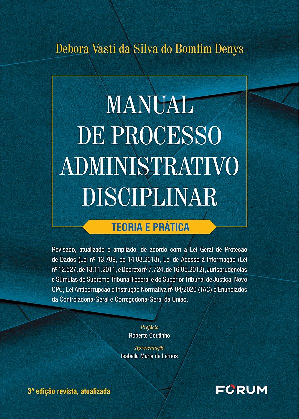 Livro Manual de processo administrativo disciplinar