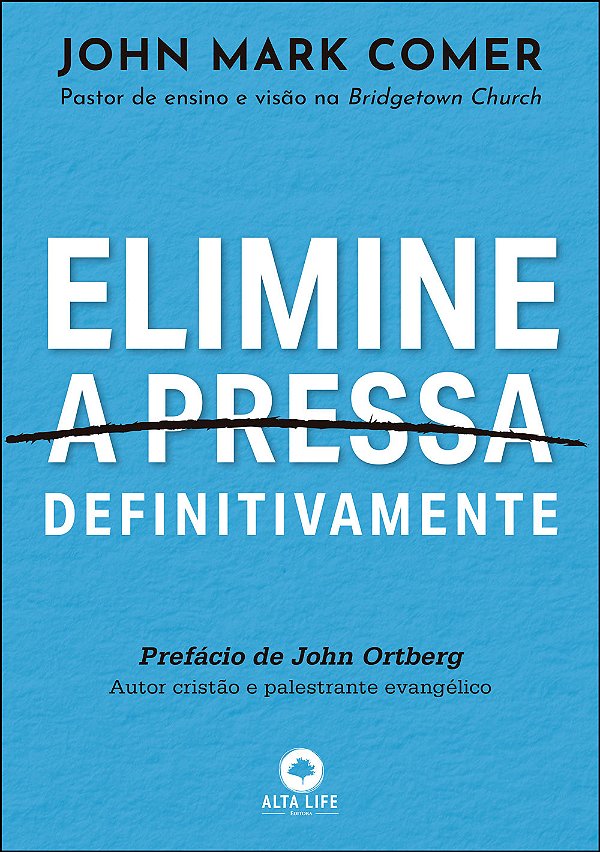 Livro Elimine a pressa definitivamente