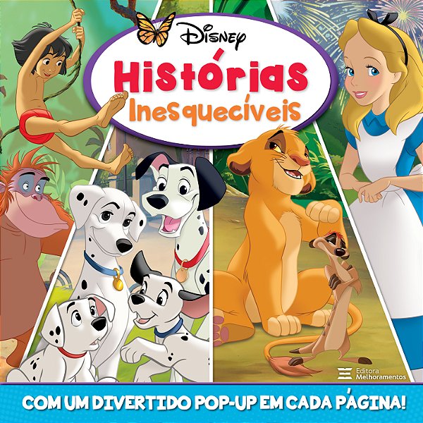 Livro Disney - Histórias Inesquecíveis - Livro Pop-Up