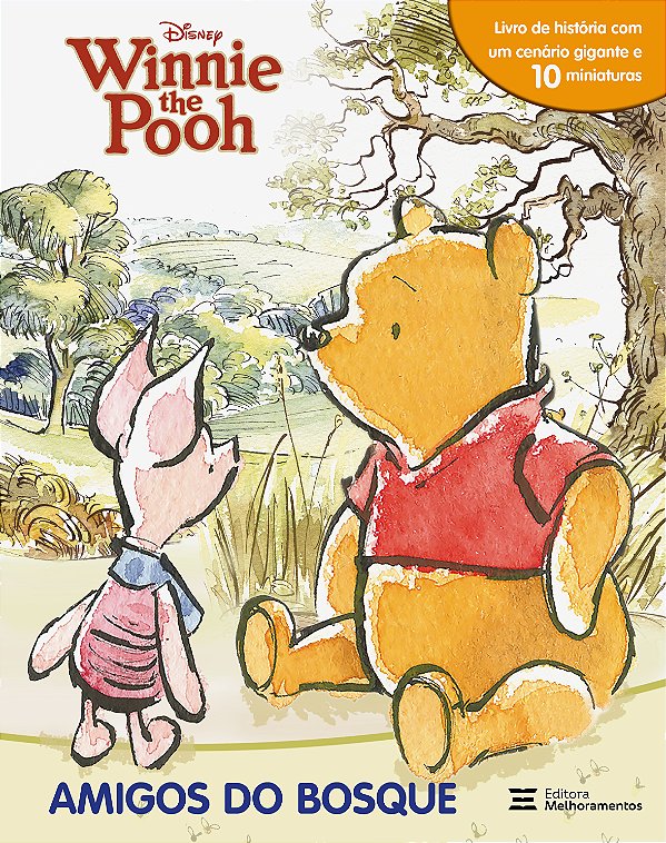 Livro Winnie the pooh - amigos do bosque