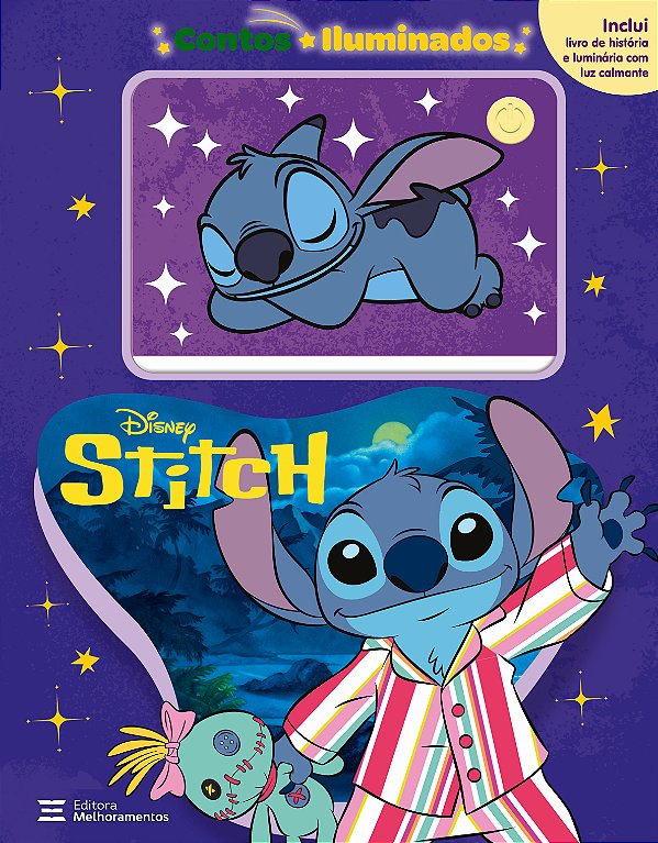 Livro Contos iluminados - stitch