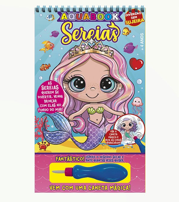 Livro Aquabook - Sereias