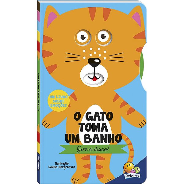 Livro Gire o Disco! Um livro sobre Emoções: Gato