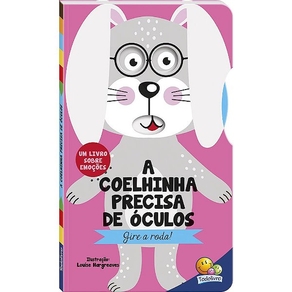 Livro Gire o Disco! Um livro sobre Emoções: Coelhinha