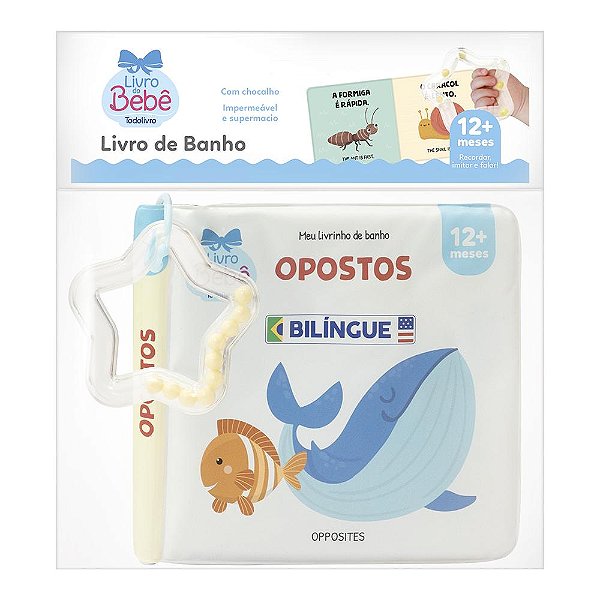Livro Meu Livrinho De Banho - Opostos