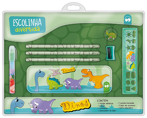 Livro Dinos: Escolinha Divertida