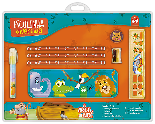 Livro Escolinha Divertida Arca De Noe