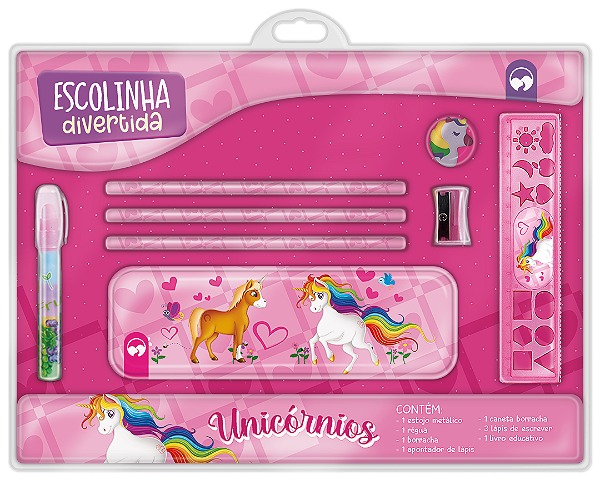 Livro Unicórnios: Escolinha Divertida