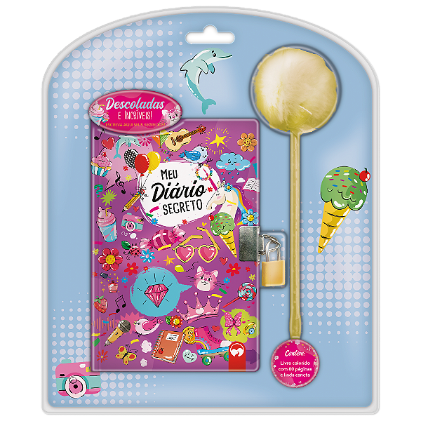 Livro Livro Diário Pompom - Descoladas E Incríveis