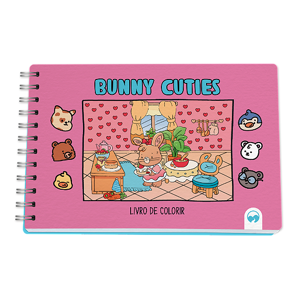 Livro Bunny Cuties - Livro De Colorir
