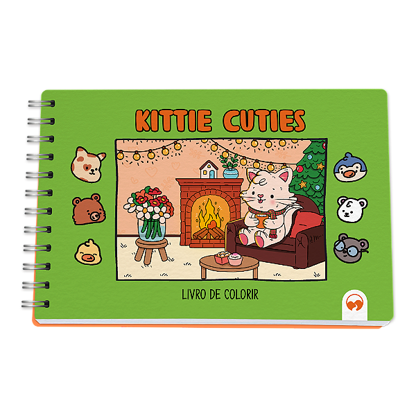 Livro Kittie Cuties - Livro De Colorir