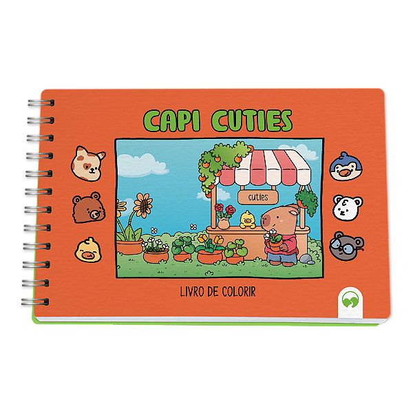 Livro Capi Cuties - Livro De Colorir