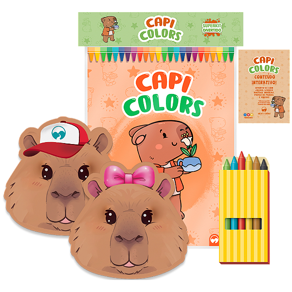 Livro Superkit Divertido - Capi Colors