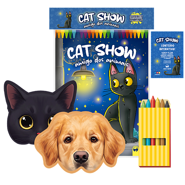 Livro Superkit Divertido - Cat Show: Amigo Dos Animais
