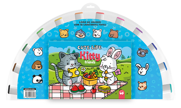 Livro Cute Life - Kitty Friends