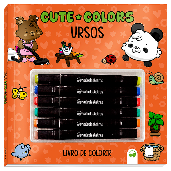 Livro Cute Colors - Ursos