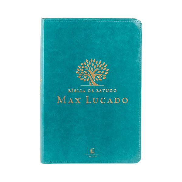 Livro Bíblia De Estudo Max Lucado - Capa Verde