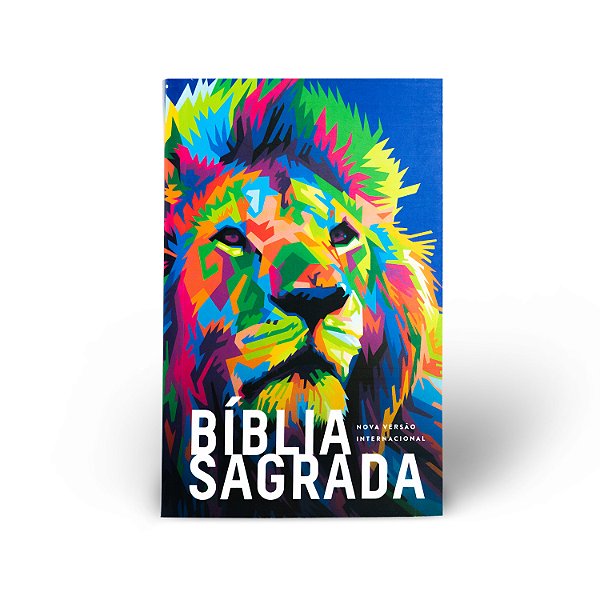 Livro Bíblia Sagrada, NVI, Brochura, Leão Pop