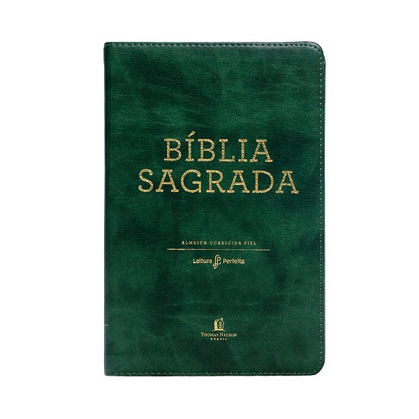 Livro Bíblia Sagrada - Leitura Perfeita - Verde - Almeida...