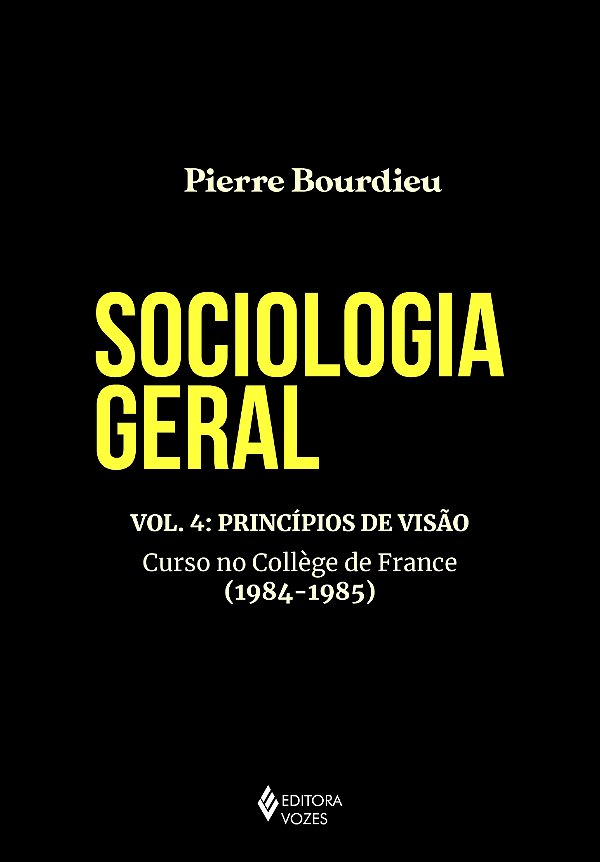 Livro Sociologia geral: princípios de visão - Curso no Co...