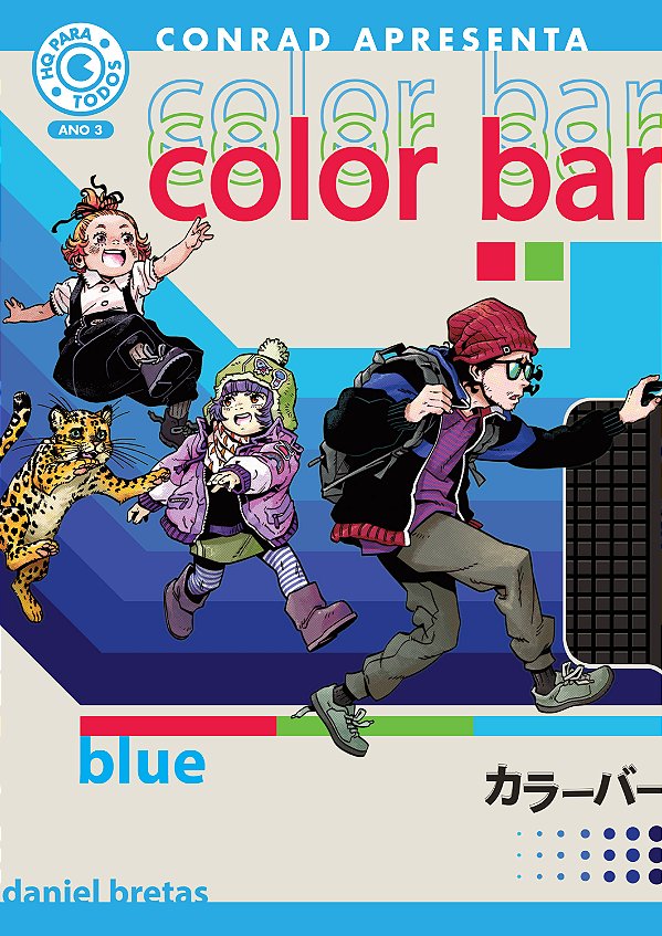 Livro Color bar – blue