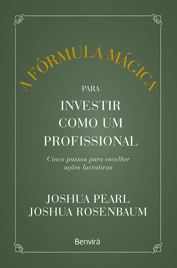 Livro A fórmula mágica para investir como um profissional