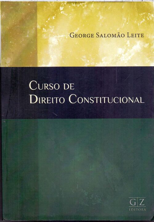 Livro Curso De Direito Constitucional